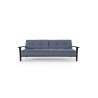 Splitback Dublexo Frej Sofa in Black Lacquer - Front - Splitback Dublexo Frej Sofa in Black Lacquer - Front