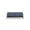 Splitback Dublexo Frej Sofa in Black Lacquer - - Back - Splitback Dublexo Frej Sofa in Black Lacquer - - Back