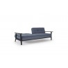 Splitback Dublexo Frej Sofa in Black Lacquer - Half Folded - Splitback Dublexo Frej Sofa in Black Lacquer - Half Folded