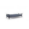 Splitback Dublexo Frej Sofa in Black Lacquer - Fully Folded - Splitback Dublexo Frej Sofa in Black Lacquer - Fully Folded