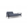 Splitback Dublexo Frej Sofa in Black Lacquer - Half Folded - Splitback Dublexo Frej Sofa in Black Lacquer - Half Folded