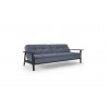 Splitback Dublexo Frej Sofa in Black Lacquer - Side Angled - Splitback Dublexo Frej Sofa in Black Lacquer - Side Angled