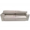 Eden Sofabed - Light Grey - Front and Folded - Eden Sofabed - Light Grey - Front and Folded