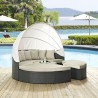 Modway Soujourn Outdoor Patio Wicker Rattan Sunbrella® Daybed - Lifestyle - Modway Soujourn Outdoor Patio Wicker Rattan Sunbrella® Daybed - Lifestyle