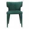 Moe's Home Collection Jennaya Dining Chair Green - Front - Moe's Home Collection Jennaya Dining Chair Green - Front