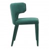 Moe's Home Collection Jennaya Dining Chair Green - Side - Moe's Home Collection Jennaya Dining Chair Green - Side