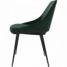 Moe's Home Collection Sedona Dining Chair - Set of 2 - Green Velvet - Moe's Home Collection Sedona Dining Chair - Set of 2 - Green Velvet
