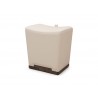 Bellini Modern Living Electra Ottoman - WHITE - Bellini Modern Living Electra Ottoman - WHITE