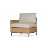 Elements Right Arm Lounge Chair with Loom Arms and Back - Angled
