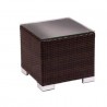 Aruba End Table Java Wicker - No Glass