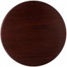 Duratop 24" Round Table Top - Faux Mahogany