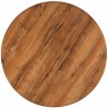 Duratop 24" Round Table Top - Faux Rustic Cherry