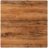 Duratop 24"/28"/32" Square Table Top - Faux Rustic Cherry