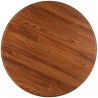 Duratop 24" Round Table Top - Faux Teak
