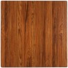 Duratop 24"/28"/32" Square Table Top - Faux Teak