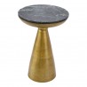 Moe's Home Collection Font Side Table Green Marble