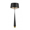 Paris Floor Lamp Black Carbon Steel And Fabric