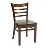 European Beechwood Wood Dining Chair - FLS-05S - Front Without Cushion - European Beechwood Wood Dining Chair - FLS-05S - Front Without Cushion