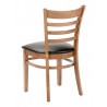 European Beechwood Wood Dining Chair - FLS-05S - Back Walnut with Cushion - European Beechwood Wood Dining Chair - FLS-05S - Back Walnut with Cushion
