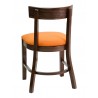 European Beechwood Wood Dining Chair - FLS-09S - Back - European Beechwood Wood Dining Chair - FLS-09S - Back