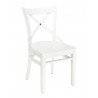 European Beechwood Wood Dining Chair - FLS-16S - White - European Beechwood Wood Dining Chair - FLS-16S - White