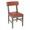 European Beechwood Wood Dining Chair - Orange - Front - Burkshire - European Beechwood Wood Dining Chair - Orange - Front - Burkshire