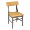European Beechwood Wood Dining Chair - Orange - Front - Cheyenne - European Beechwood Wood Dining Chair - Orange - Front - Cheyenne
