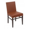 European Beechwood Wood Dining Chair - Brown - Front - European Beechwood Wood Dining Chair - Brown - Front