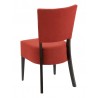 European Beechwood Wood Dining Chair - Red - Back - European Beechwood Wood Dining Chair - Red - Back