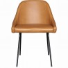 Moe's Home Collection Blaze Dining Chair - Tan - Front - Moe's Home Collection Blaze Dining Chair - Tan - Front