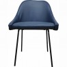 Moe's Home Collection Blaze Dining Chair - Blue - Front - Moe's Home Collection Blaze Dining Chair - Blue - Front