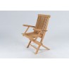 Jakarta Teak Folding Chair - Side