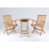 Jakarta Teak Folding Table and Chair Set