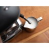 Dream PID Programmable Home Espresso Machine - (Dark Black) - Pouring Close-Up