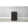 Furnitech FT16PDG 2 Drawer Contemporary Rolling Pedestal - Head On