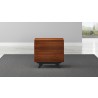 Furnitech Signature Home 24" Mid-Century Modern End Table in Iron Wood -Closed - Furnitech Signature Home 24" Mid-Century Modern End Table in Iron Wood -Closed