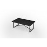 Furnitech Signature Home Collection X Coffee Table - Ebony Angle - Furnitech Signature Home Collection X Coffee Table - Ebony Angle
