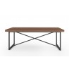 Furnitech Signature Home Collection X Coffee Table - Walnut Angle - Furnitech Signature Home Collection X Coffee Table - Walnut Angle