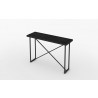 Furnitech Signature Home Collection X Console Table - Angle Ebony - Furnitech Signature Home Collection X Console Table - Angle Ebony