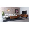 Furnitech Signature 48" Mid-Century Modern Coffee Table in Iron Wood - Lifestyle Group - Furnitech Signature 48" Mid-Century Modern Coffee Table in Iron Wood - Lifestyle Group