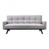 Moe's Home Collection Candidate Sofa Bed - Grey - Front - Moe's Home Collection Candidate Sofa Bed - Grey - Front
