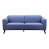 Moe's Home Collection Peppy Sofa - Blue - Front - Moe's Home Collection Peppy Sofa - Blue - Front