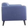 Moe's Home Collection Peppy Sofa - Blue - Side - Moe's Home Collection Peppy Sofa - Blue - Side