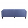 Moe's Home Collection Peppy Sofa - Blue - Rear - Moe's Home Collection Peppy Sofa - Blue - Rear