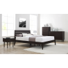 Sienna Eastern King Bed - Mocha - Sienna Eastern King Bed - Mocha