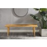 Greenington Azara Bench in Caramelized - Lifestyle Front View - Greenington Azara Bench in Caramelized - Lifestyle Front View