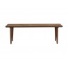 Greenington Azara Bench in Sable - Front View - Greenington Azara Bench in Sable - Front View