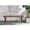 Greenington Azara Bench in Sable - Bench Front - Greenington Azara Bench in Sable - Bench Front