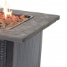 Mr. Bar-B-Q Endless Summer® LP Gas Outdoor Fire Pit with 30-in Resin Tile Mantel