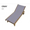 Royal Teak Collection Sundaze Teak Lounges - Gray